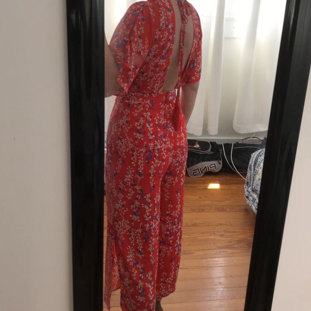 Moon River floral jumpsuit